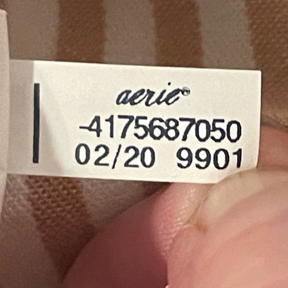 Aerie striped cotton button down long shirts tunic - Picture 7 of 7